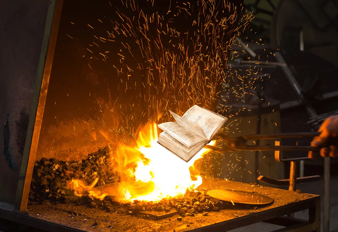 book on fire