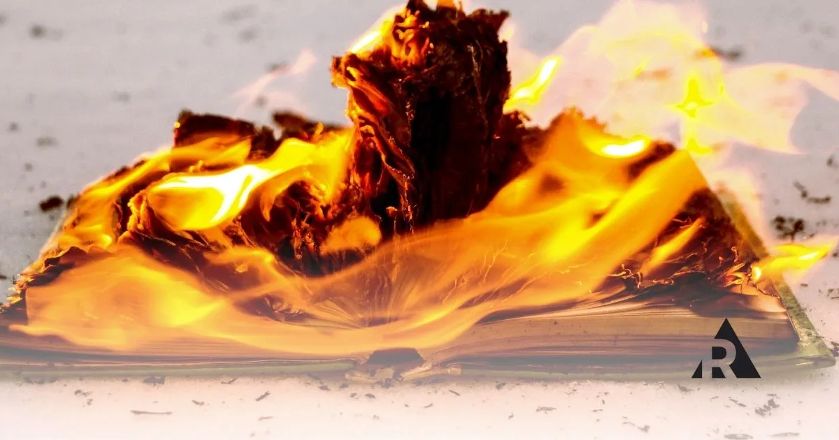 paper on fire