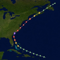 Path of Hurricane Katrina
