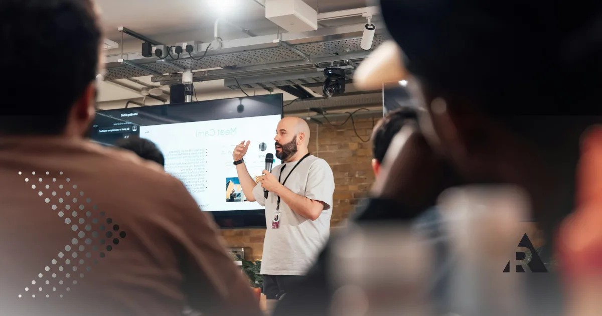 an agile coach working with group of people