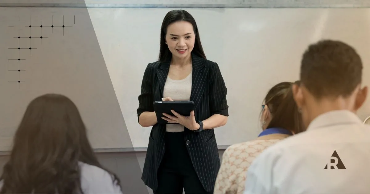 Women conducting a meeting