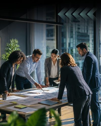 Business agility examples team showing how organizations adapt to change