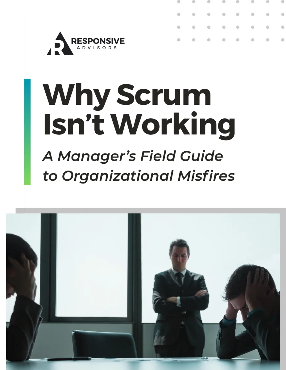 Why Scrum Isn’t Working eBook Cover Why Scrum Isn't Working