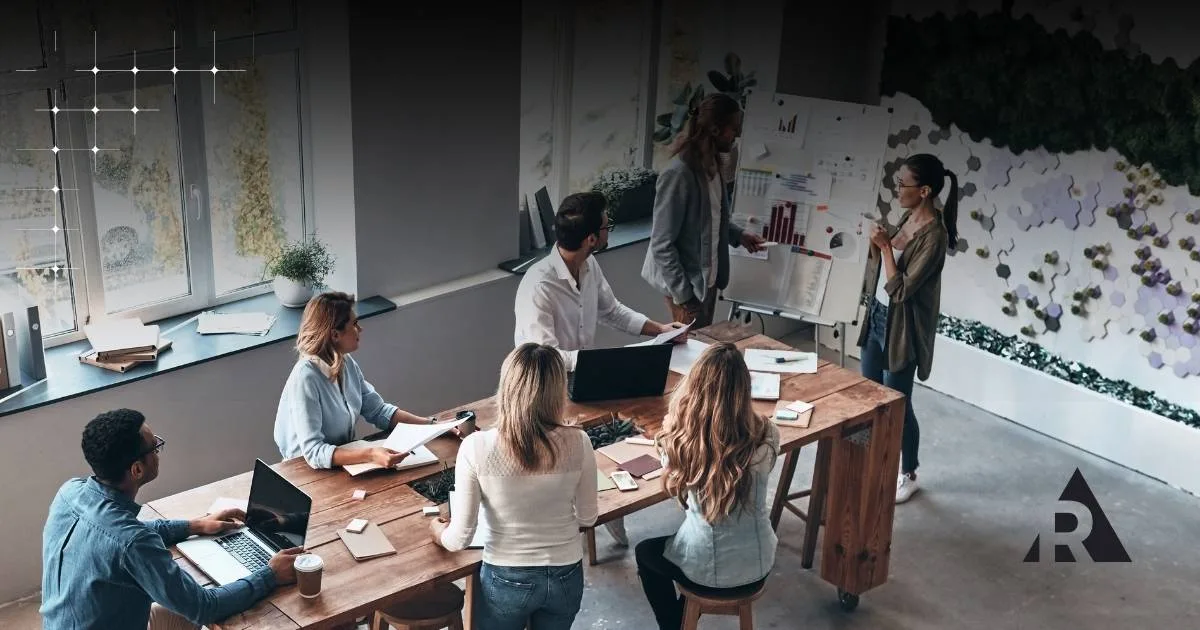 Team working in an office