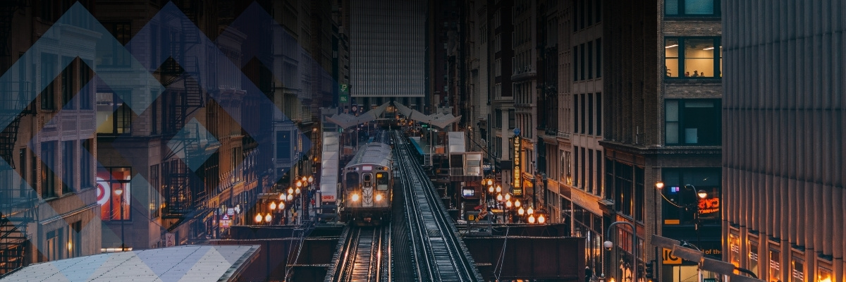 Chicago subway and city