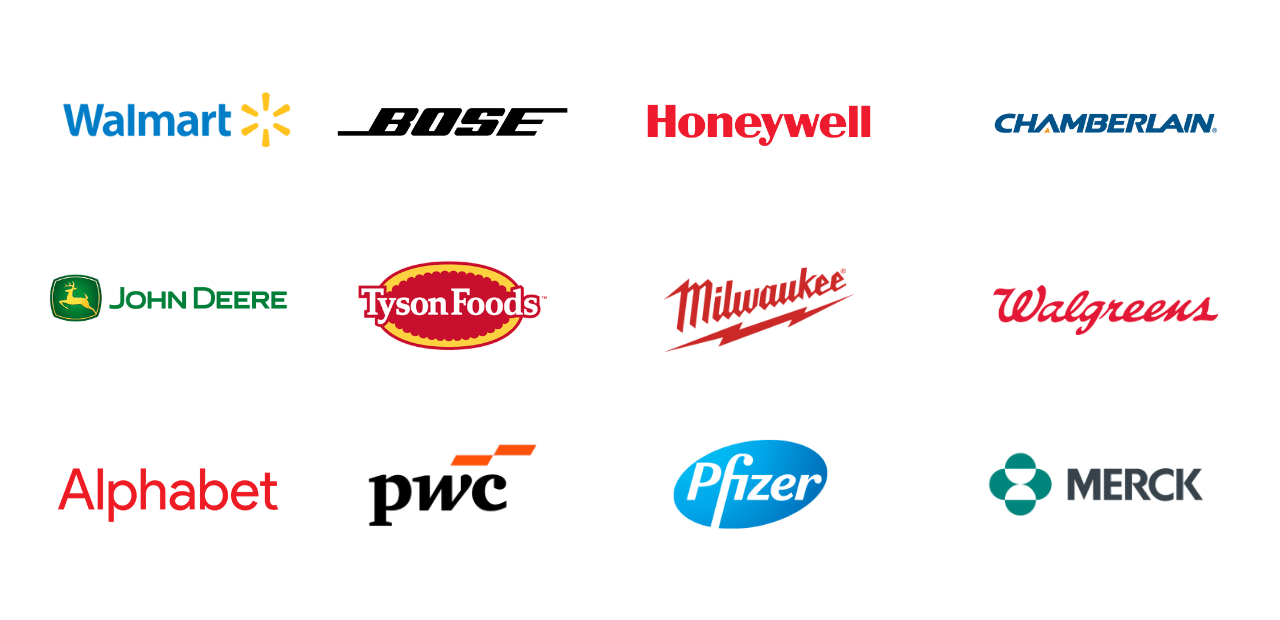 list of companies we worked with