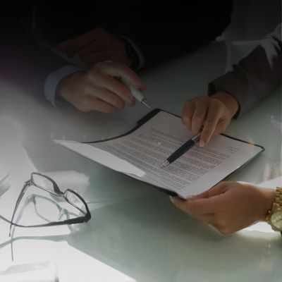 RA000479 business people analyzing documents