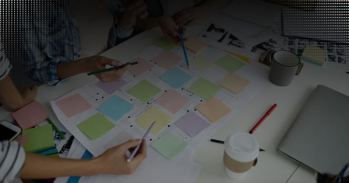 Business leaders developing a practical AI adoption roadmap
